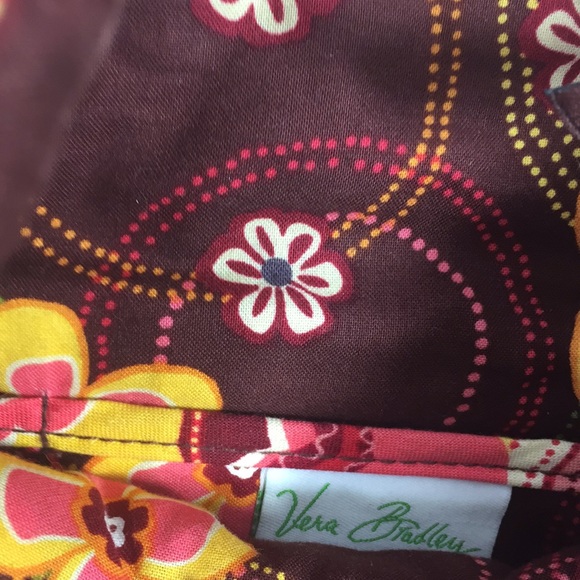 Vera Bradley Bright Multi Colored Shoulder Purse - Picture 6 of 7